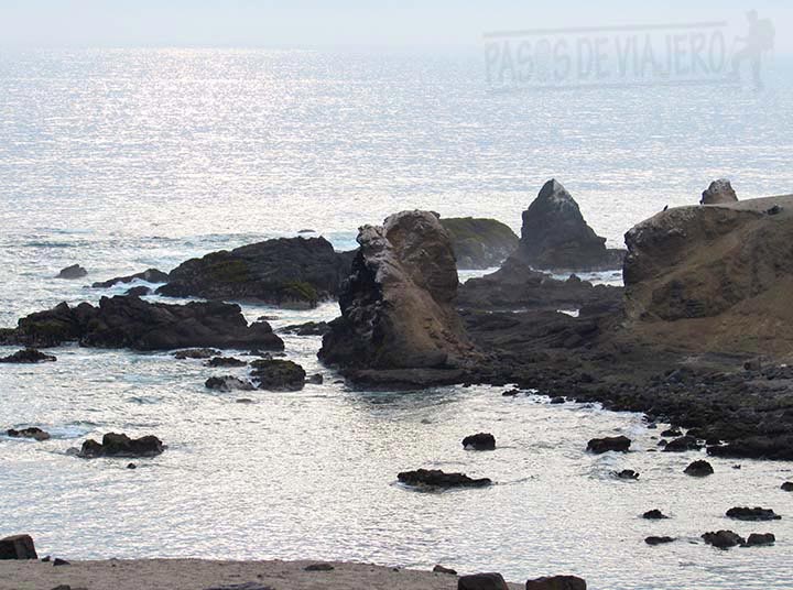 Fomaciones rocosas playa La Gramita
